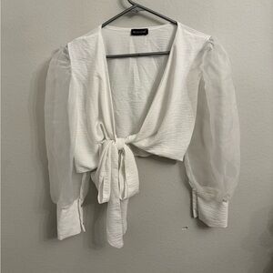 PrettyLittleThing Tie Across Top!